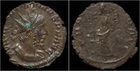Roman antoninianus Victorinus billon antoninianus Providentia standing left -