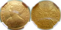  QUEEN ANNE HALF-GUINEA 1713 from the Ellerby Hoard HALF-GUINEA  NGC VF35