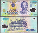 Vietnam Polymer ONE Million Dong (2 x 500,000) With C.O.A NEW Ship From CANADA !