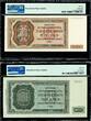 1000 Korun 1942 Bohemia & Moravia 500 &  Pick-12a & 15a GEM UNC PMG 66 EPQ