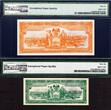 50 Centavos Mexico Revolutionary 25 &  1915 P-S1041 - S1042 GEM UNC PMG 66 EPQ
