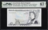 Great Britain Great Britain QEII 5 Pounds ND (1980-87) Pick-378c SUPERB GEM UNC PMG 67 EPQ -