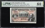 Chile  Chile One Peso 1919 Pick-15b Choice UNC PMG 64 EPQ  372.30 £  +  40.95 £ shipping