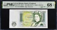Great Britain Great Britain One Pound 1981-84 SOLID # 666666 P-377b SUPERB GEM UNC PMG 68 EPQ -
