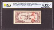 Burma  Burma Japanese Occupation 10 Cents SPECIMEN WWII (1942) P-11s CH ... 520.49 £  +  40.95 £ shipping