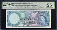 Fiji  Fiji 5/- Shillings QEII 1964 Pick-51d AUNC PMG 55  204.77 £  +  17.12 £ shipping