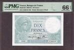 France  France 10 Francs 4.12.1941 Pick-84 GEM UNC PMG 66 EPQ  178.70 £  +  17.12 £ shipping