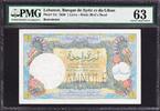Lebanon 1 Livre 1939 Ramainder / Annule Pick-15r CH UNC PMG 63