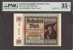 Germany Germany   SOLID Serial # Z 222222 Pick-81a Very Fine PMG 35 EPQ 5000 Mark 1922 