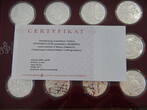 POLAND / POLEN 11 x medal 2011 Podniebne Glosy, Seria Ptakow. Sky voices. Birds Series. Proof