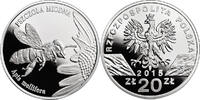 POLAND / POLEN 20 zlotych 2015 Pszczoła miodna, Apis mellifera L 384.55 &pound;  +  34.18 &pound; shipping