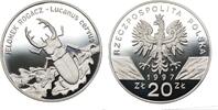 POLAND / POLEN 20 zlotych 1997 Jelonek Rogacz, Lucanus cervus PP 405.91 &pound;  +  34.18 &pound; shipping