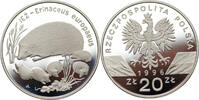 POLAND / POLEN 20 zlotych 1996 Jez, Erinaceus europaeus PP 508.46 &pound;  +  34.18 &pound; shipping