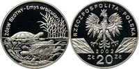 POLAND / POLEN 20 zlotych 2002 Zolw blotny, Emys orbicularis PP 247.82 &pound;  +  34.18 &pound; shipping
