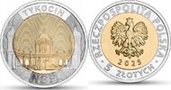POLAND / POLEN 5 zlotych 2025 TYKOCIN - mint bag, 100 coins UNC 170.91 &pound;  +  34.18 &pound; shipping