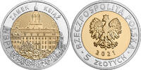 POLAND / POLEN 5 zlotych 2021 Castle Książ, mint bag, 100 coins UNC 170.91 &pound;  +  34.18 &pound; shipping