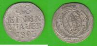 Sachsen 1/48 Taler Friedrich August III. 1763-1806, Jahreszahl aus 1803 umgeschnitten -