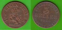 Hessen-Kassel 3 Heller Wilhelm II. und Friedrich Wilhelm 1831-1847, sehr hübsch -