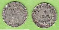 Indochina 10 Cents seltener Jahrgang (key date) -