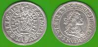 Habsburg RDR Ungarn 6 Kreuzer Leopold I. 1657-1705, Kremnitz, sehr hübsch -