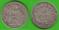 Französisch-Indochina 10 Centimes selten -