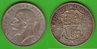 Großbritannien Half Crown Georg V. 1910-1936, toll erhalten, selten -