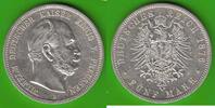 Preußen 5 Mark Wilhelm I. 1861-1888, sehr hübsch -