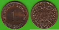 Kaiserreich 1 Pfennig hübsch -