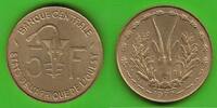Französisch-Westafrika 5 Francs sehr hübsch -