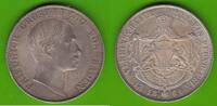 Baden Vereinstaler Friedrich I. 1852-1907, sehr hübsch -