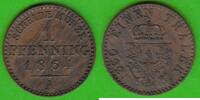 Preußen 1 Pfennig Willhelm I. 1861-1888 -