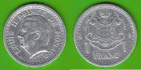 Monaco 1 Franc Louis II. 1922-1949 -
