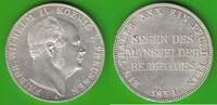 Preußen Ausbeutetaler Friedrich Wilhelm IV. 1840-1861, sehr hübsch -