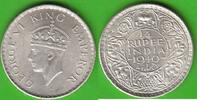 Britisch-Indien 1/4 Rupee George VI. 1936-1952, Bombay, sehr hübsch -