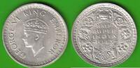 Britisch-Indien 1/2 Rupee George VI. 1936-1952, Bombay, sehr hübsch -