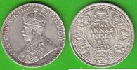 Britisch-Indien 2 Annas George V. 1910-1936, hübsch -