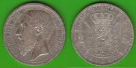 Belgien 2 Francs Leopold II 1865-1909 -