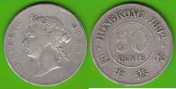 Hong Kong 50 Cents Victoria 1837-1901 -