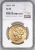 USA 20 Dollars 1862-S San Francisco, Liberty Head $20 NGC AU 55 4,334.75 £  +  30.34 £ shipping
