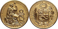 Peru Soles Oro 100 Soles 1953 ~VZ