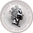TUVALU 1 Dollar 2009 P Elizabeth II, 200th Anniversary of the Birth of Nikolai Gogol, 1 Oz Ag999 BU