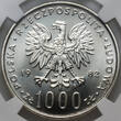 POLAND 1000 Zlotych 1982 MW Pope John Paul II NGC MS 68