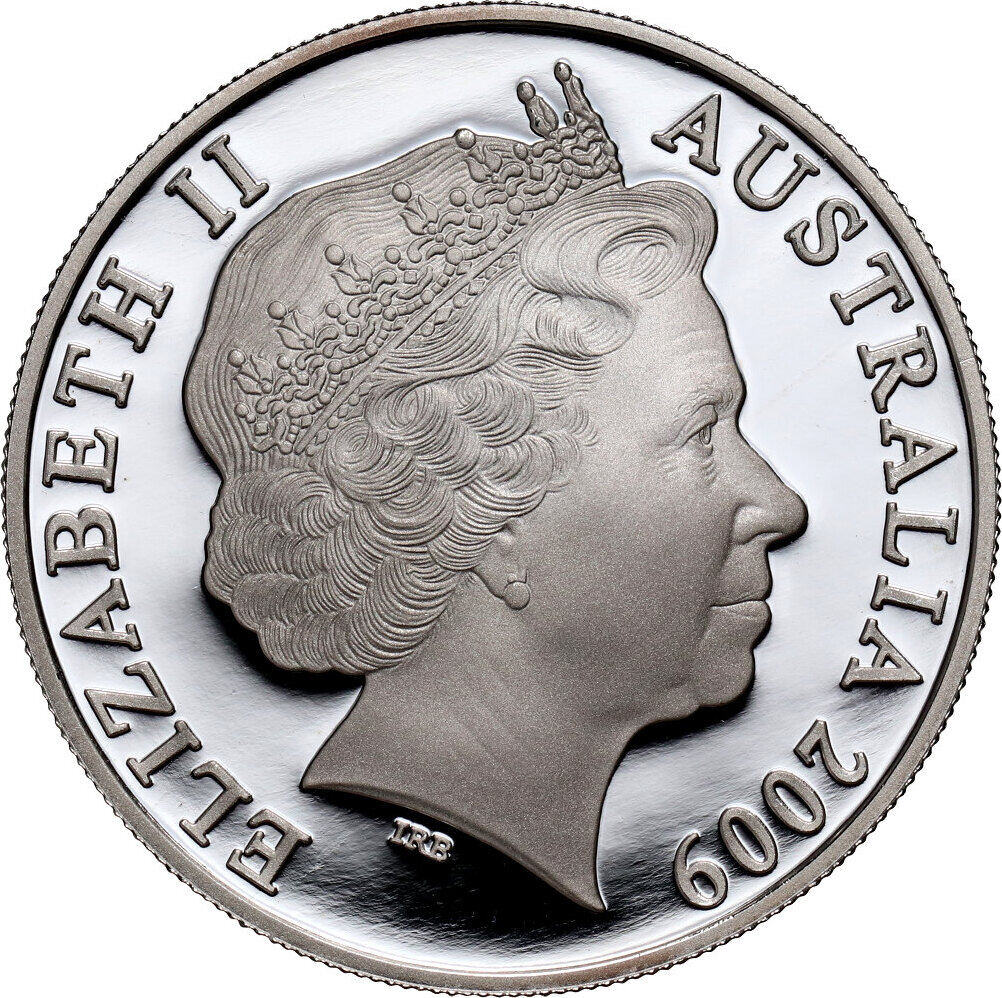 AUSTRALIA 1 Dollar 2009 Elizabeth II, Year of the Ox Proof | MA-Shops