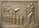FRANCE Plaque Établissements Jacob Holtzer 1829-1929, Henry Nocq -