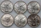 Mexico 1/4 onza 1997 Libertad, 6 pcs, key date  423.17 &pound;  +  38.09 &pound; shipping