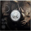 South Africa 5 rand 2020 Rhino, 1 oz silver unz 152.34 &pound;  +  38.09 &pound; shipping
