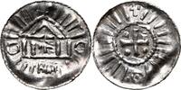 GERMANY (SAXONY) Cross Denar Magdeburg, Temple with a palisade -