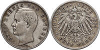 GERMANY (BAVARIA) 5 Mark 1894 D SS 43.35 £  +  17.34 £ shipping
