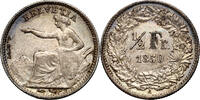 Switzerland  1/2 franc 1850, Helvetia, Paris, rare XF- 190.73 £  +  17.34 £ shipping