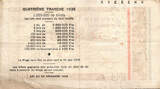 France  FRENCH REPUBLIC - NATIONAL LOTTERY - 100 Frs - 4RD RANK - 1935 VF